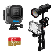 Pack Complet Vidéo de plongée GOPRO Hero11 Black Mini + Phare D40F