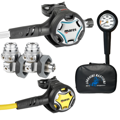 Pack 2 détendeurs MARES Dual Adj 62x AQUA - Partner Dual 62x