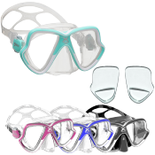 Masque de plongée MARES X-Vision Mid 2.0 - Verres Positifs