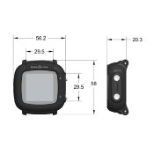 Ordinateur de plongée AQUALUNG i330R Noir