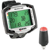 Ordinateur de plongée MARES Quad air + Sonde