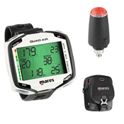 Ordinateur de plongée - Quad Air Blanc + Sonde