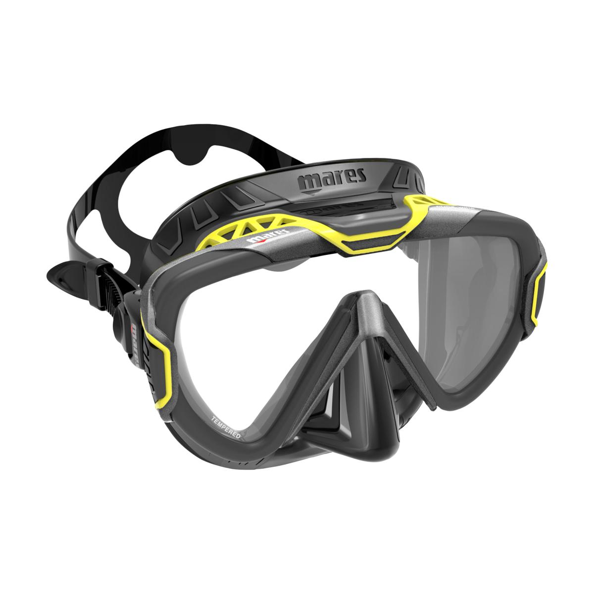 Masque De Plongée Mares Tropical – Sans Cadre, Silicone Doux, Unisexe, Bleu, Pour Snorkeling & Plongée