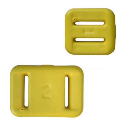 Plomb de plongée SUBLEST Enrobé Jaune