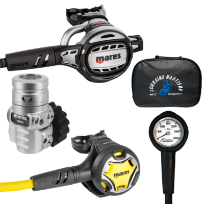 Pack détendeur de plongée MARES Atlas ADJ 62x TBP - Octo DUAL